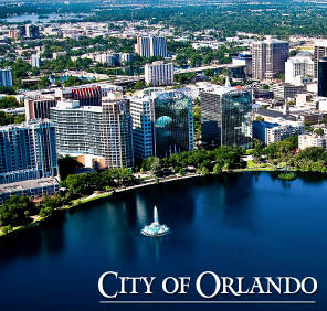 Downtown Orlando location de voiture, USA